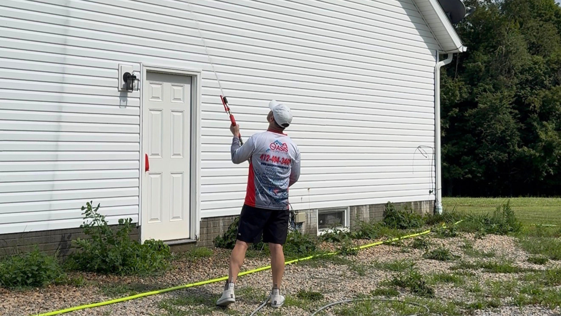 oasis power washing house wash