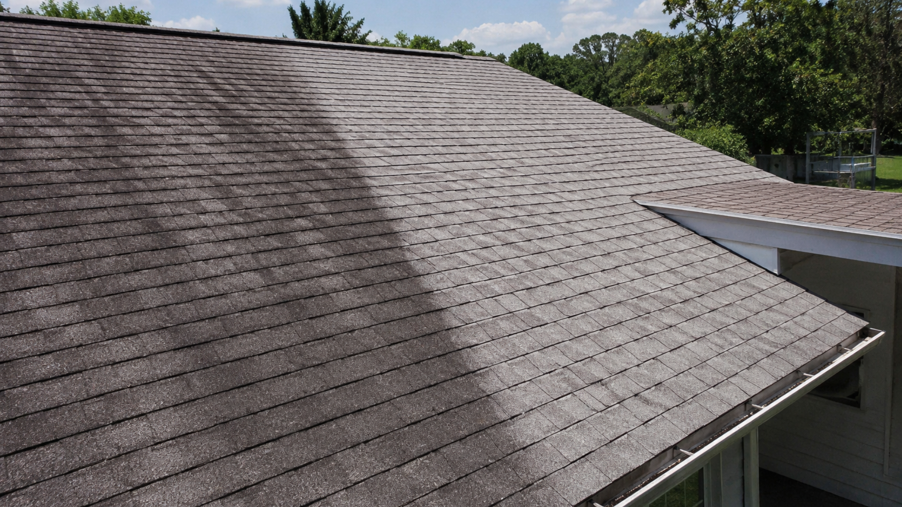 Dirty Roof vs Clean Roof
